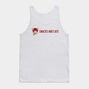 Snacks and Cats Tank Top